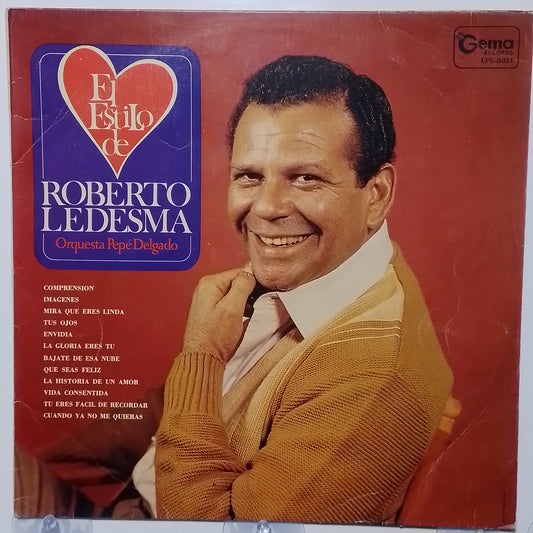 lp roberto Ledesma El Estilo De Roberto Ledesma made peru 1988 bolero latin