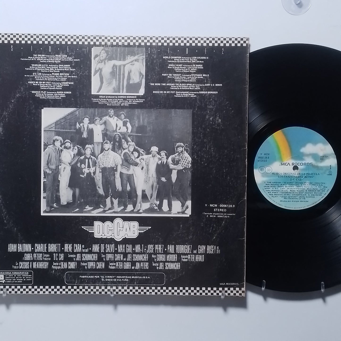 lp DC Cab los taxistas del ritmo Irene Cara Shalamar made peru 1983 soul pop