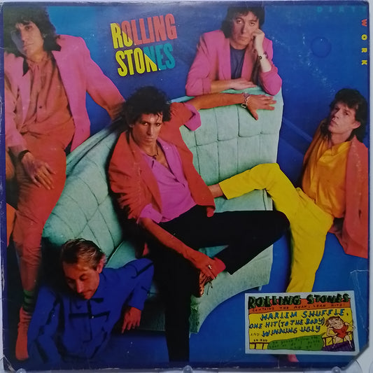 lp The Rolling Stones Dirty Work made peru 1986 con insert rock