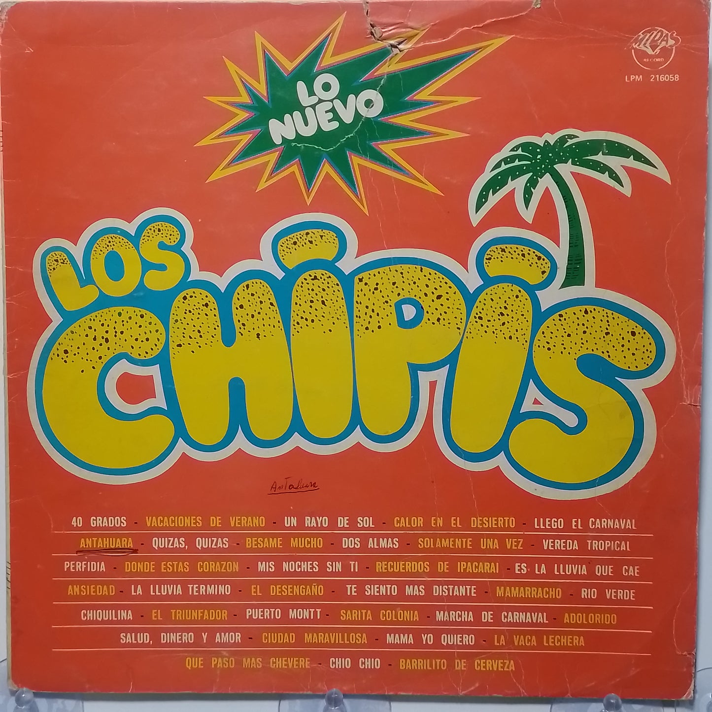 lp Los Chipis Lo Nuevo made peru 1985 tropical cumbia