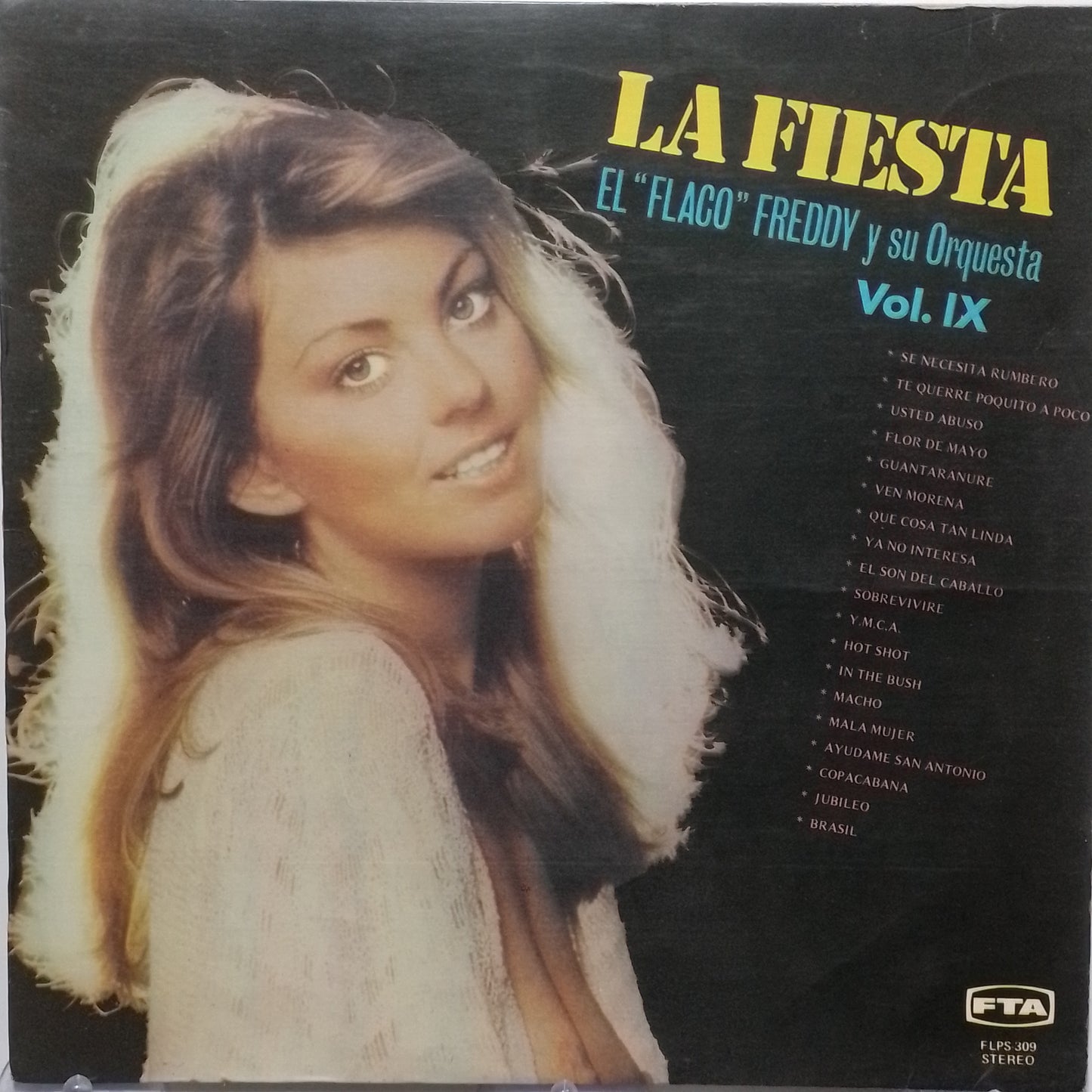 lp Freddy Roland Y Su Orquesta La Fiesta Vol IX made peru 1979 latin