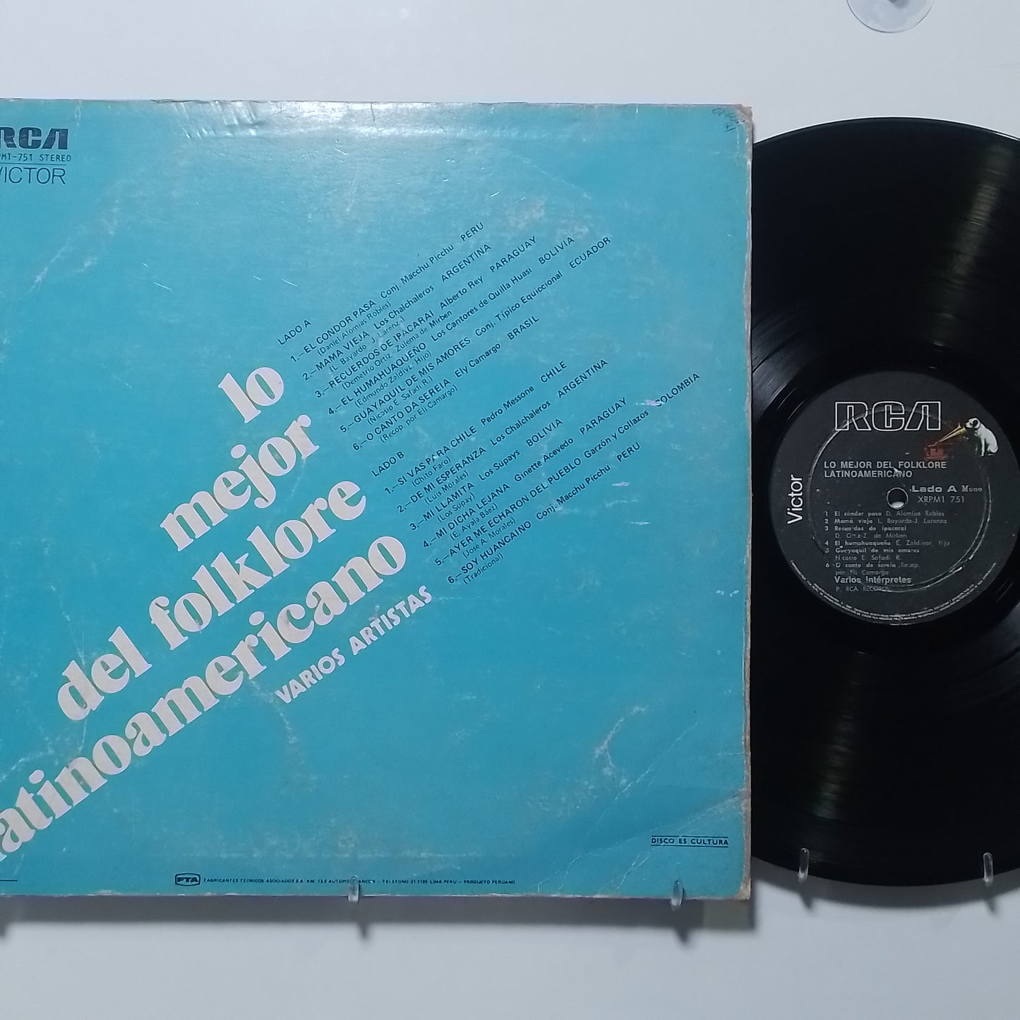 lp lo mejor del folklore latinoamericano machu picchu los supays quilla huasi varios made peru 1980 latin folk