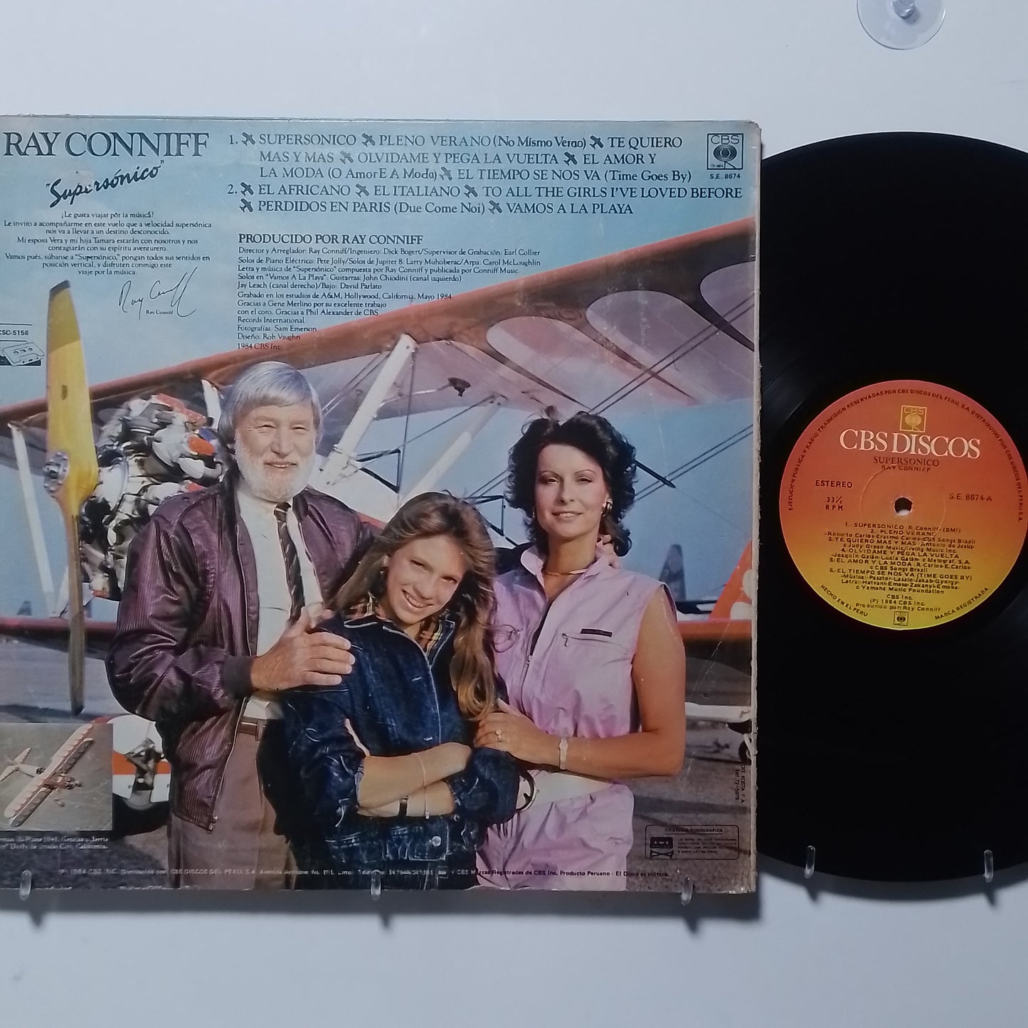 lp Ray Conniff Supersonico made peru 1984 instrumental