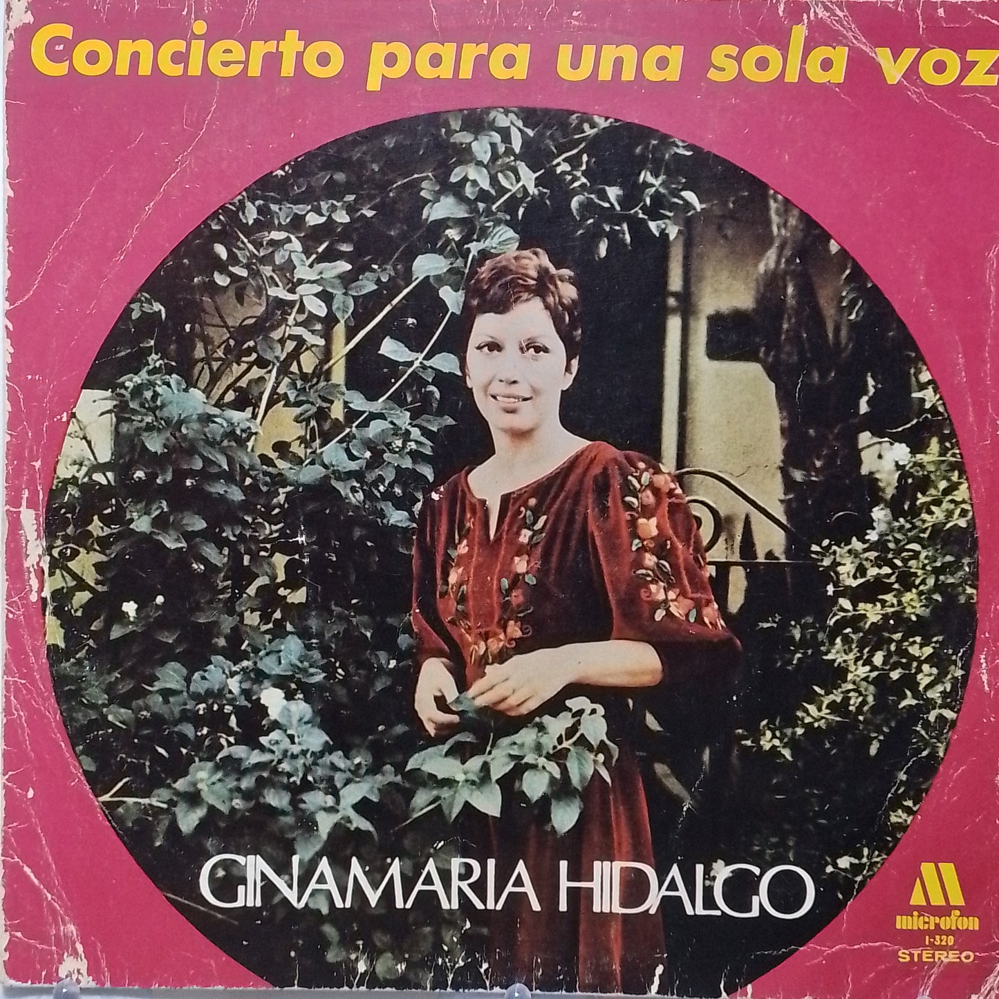 lp Ginamaria Hidalgo Concierto Para Una Sola Voz made peru 1977 tango folk