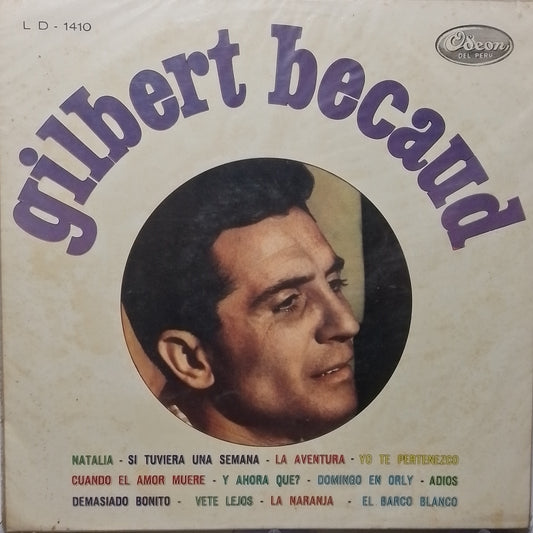 lp Gilbert Becaud Gilbert Becaud made peru 1964 español balada