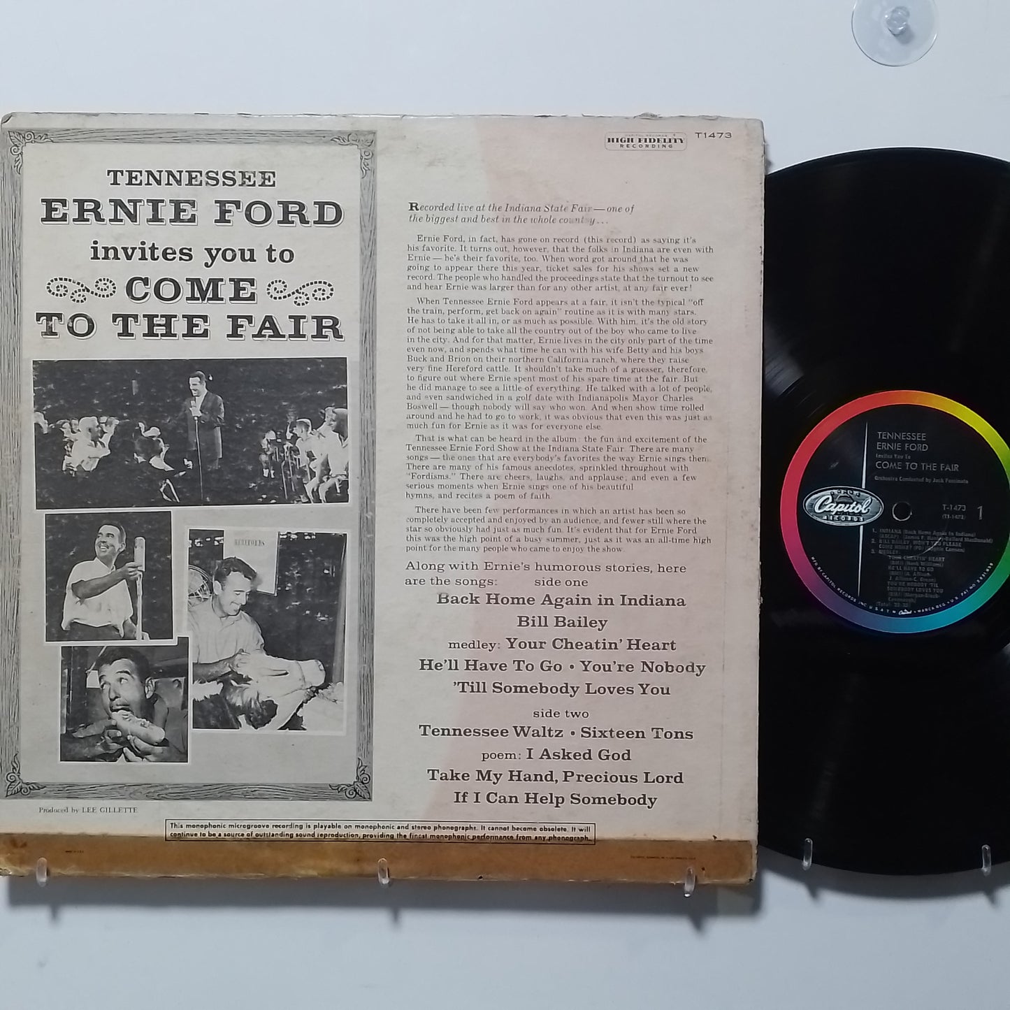 lp Tennessee Ernie Ford Invites You To Come To The Fair made usa 1960 country