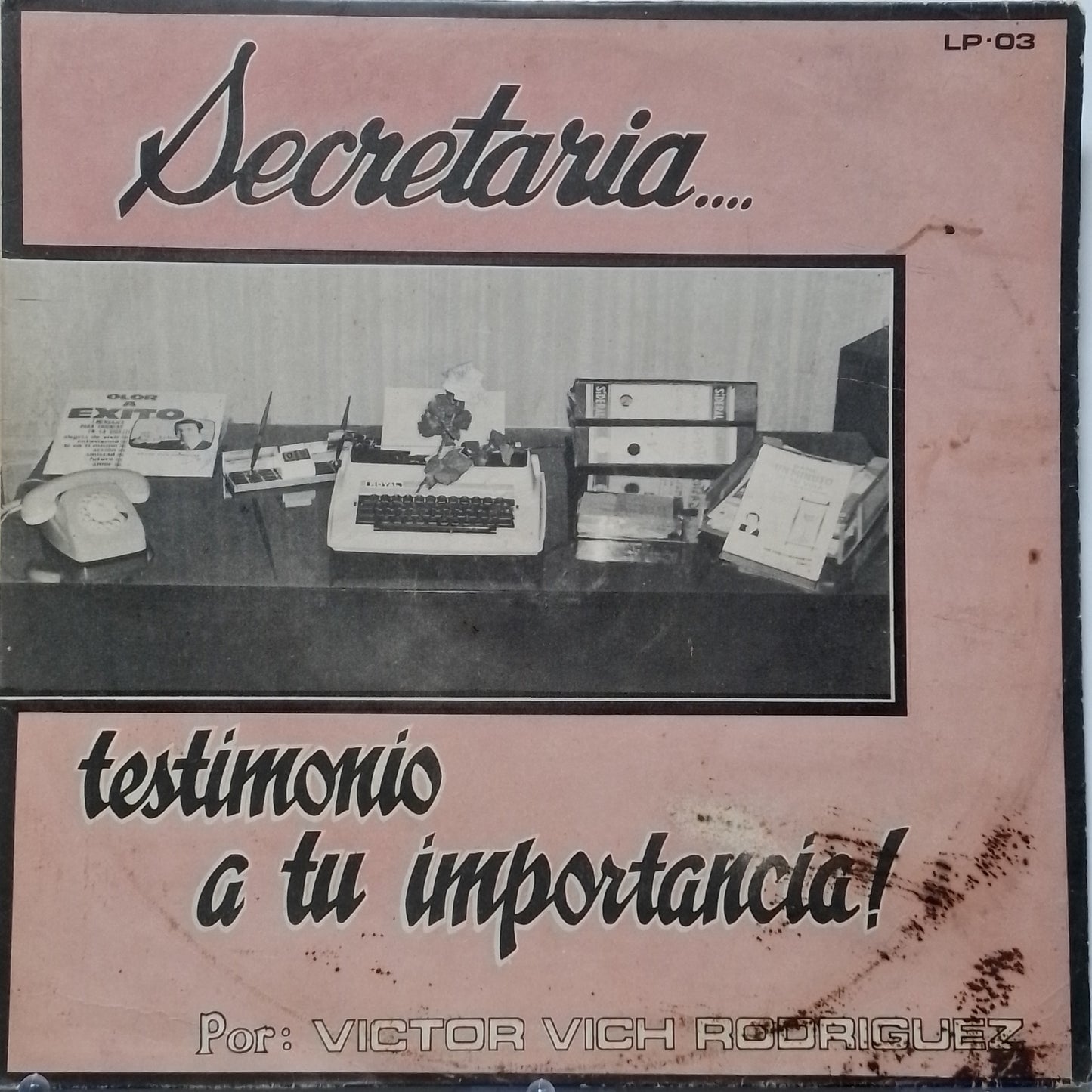 lp secretaria testimonio a tu importancia victor vinch rodriguez made peru 1980 autoayuda