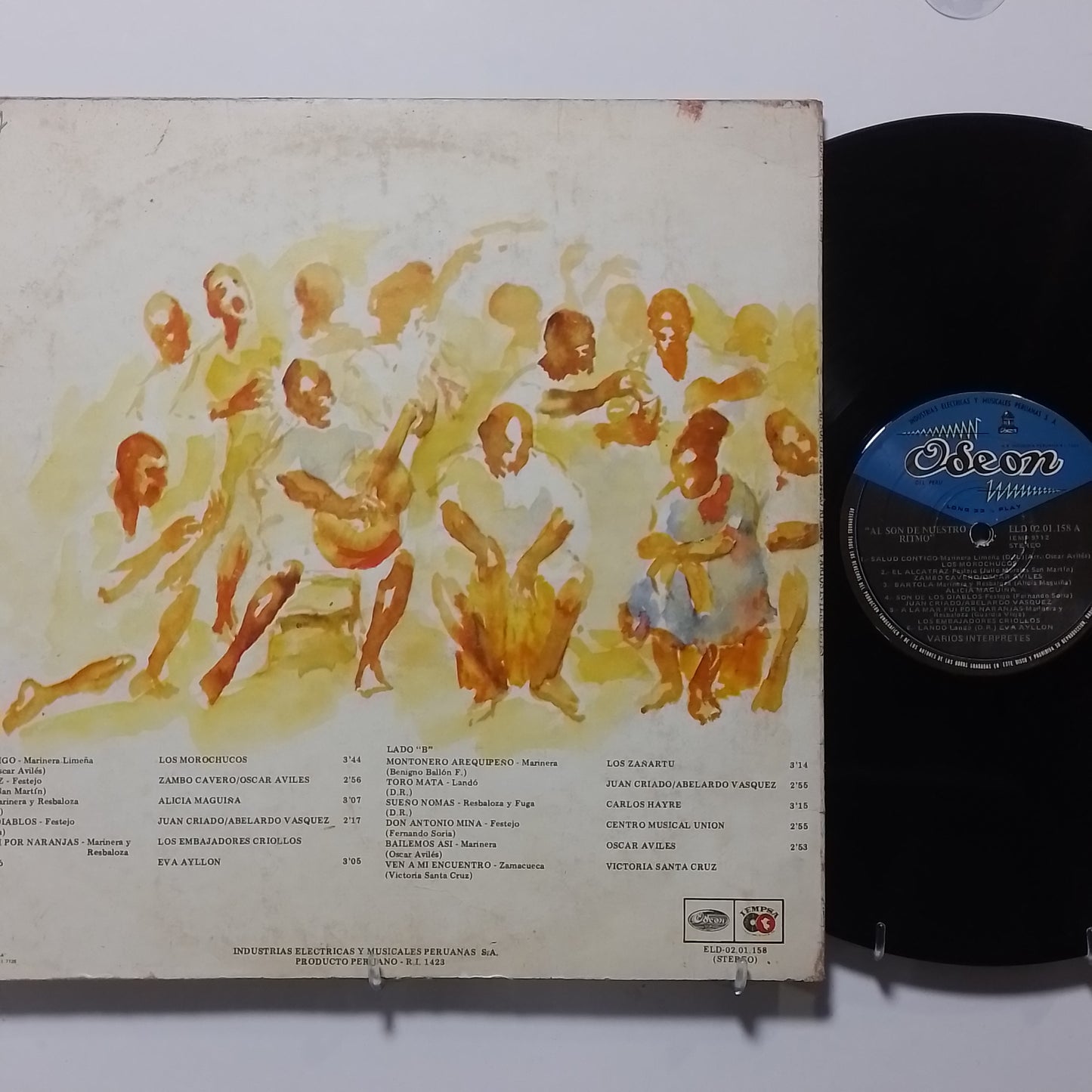 lp al son de nuestro ritmo los morochucos zambo cavero victoria santa cruz varios made peru 1974 criollo folk