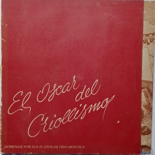 lp Oscar Aviles El Oscar Del Criollismo Homenaje Por Sus 25 Años De Vida Artistica made peru 1985 criolla folk