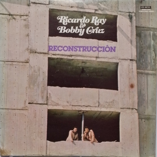 lp Ricardo Ray & Bobby Cruz Reconstruccion made venezuela 1977 latin salsa