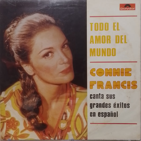 lp Connie Francis Todo El Amor Del Mundo made peru 1961 español balada