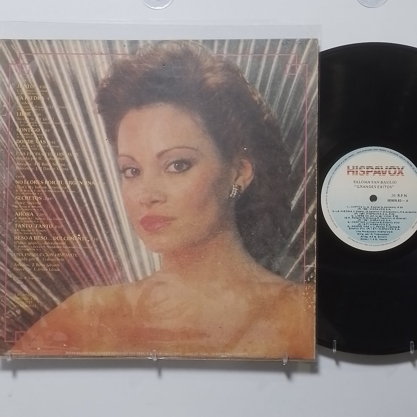 lp Paloma San Basilio Grandes exitos made peru 1983 latin balada