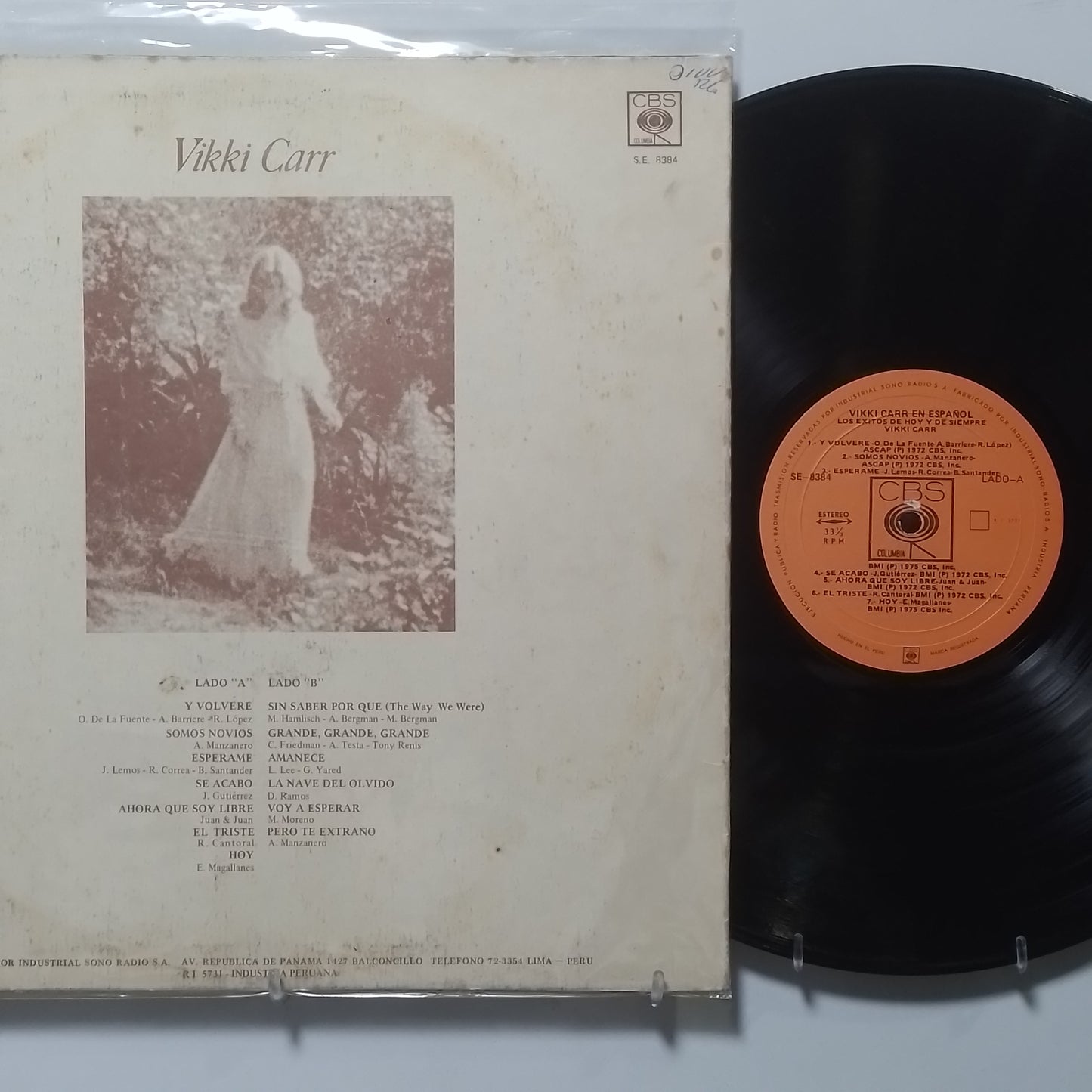 lp Vikki Carr En Español Los Exitos De Hoy Y De Siempre made peru 1972 español balada