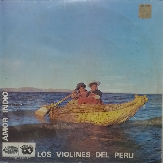 lp Los Violines Del Peru Amor Indio made peru 1970 andean folk