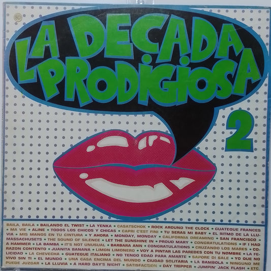 lp La Decada Prodigiosa II beatles & rolling dolce vita varios made peru 1986 rock