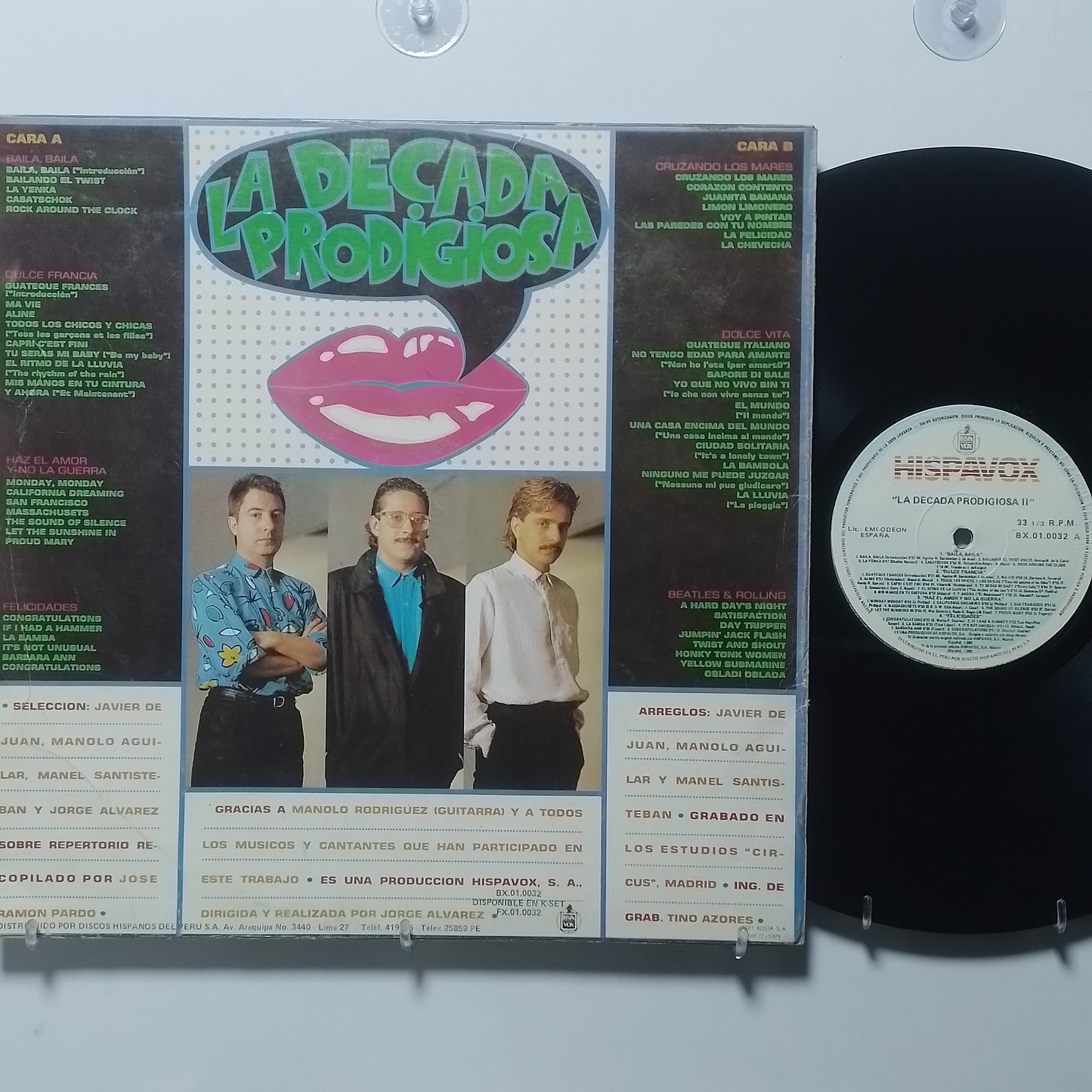 lp La Decada Prodigiosa II beatles & rolling dolce vita varios made peru 1986 rock