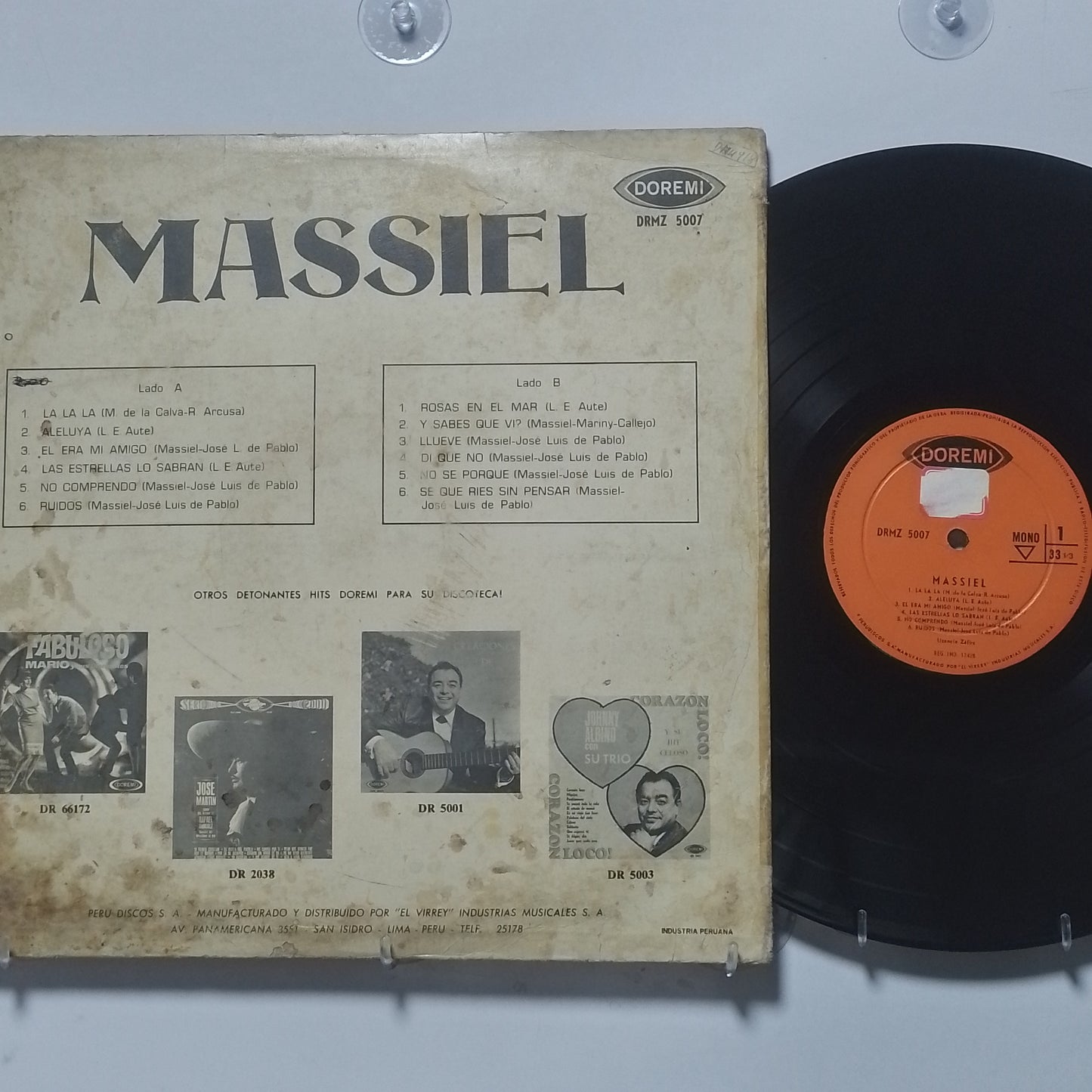 lp massiel la la la made peru 1968 español pop balada