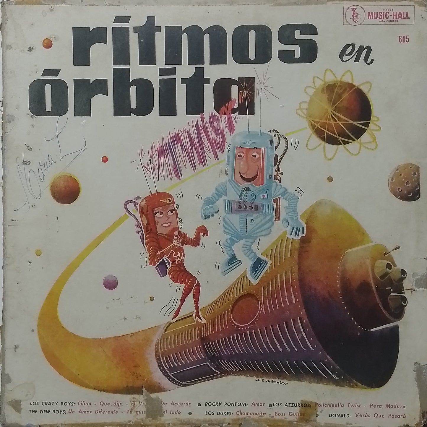 lp Ritmos En Orbita Los Crazy Boys Los Dukes The New Boys varios made argentina 1965 latin rock