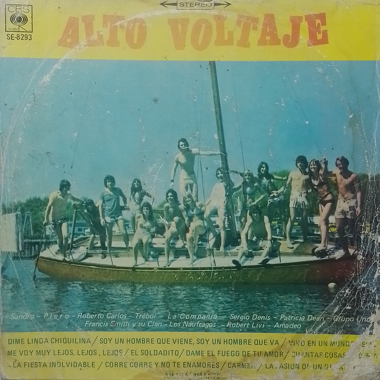 lp Alta Tensión Vol 4 George McCrae Robert Livi Palito Ortega varios made argentina 1974 latin rock