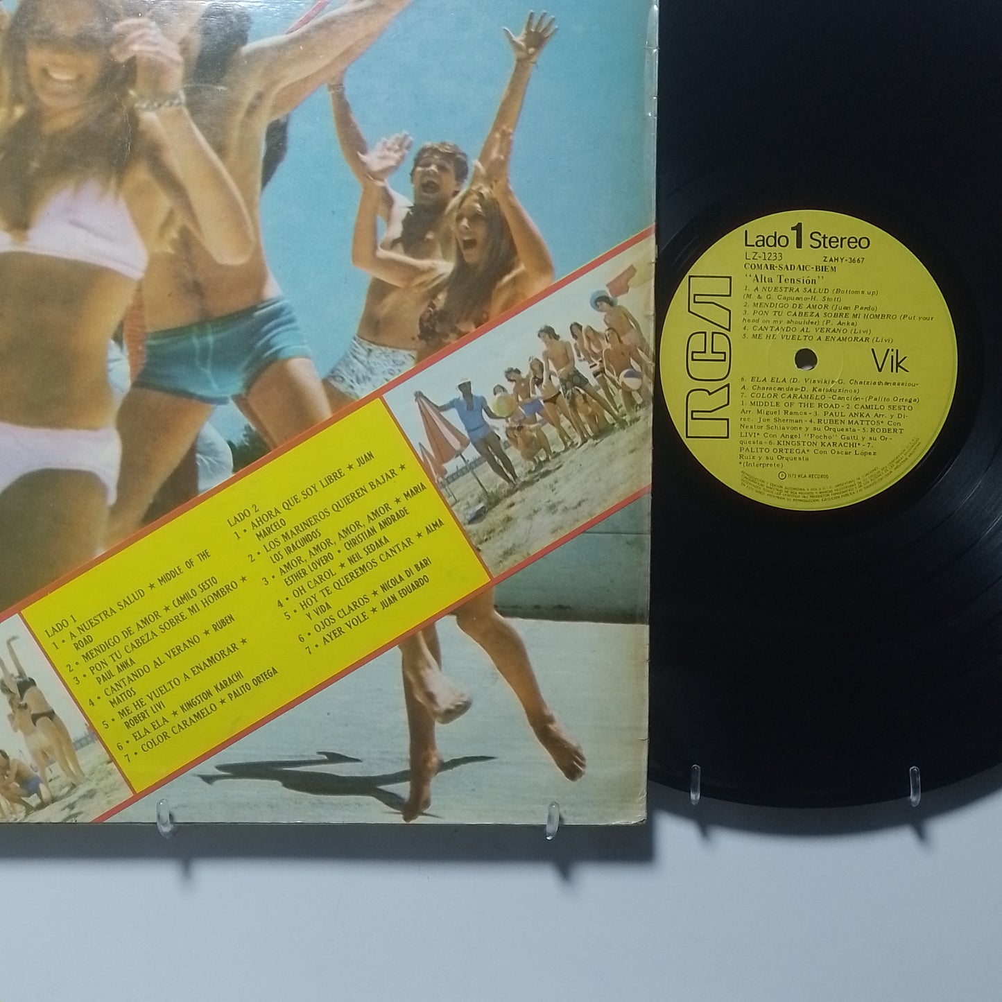 lp Alta Tension sol Middle Of The Road Palito Ortega Robert Livi varios made argentina 1972 latin rock