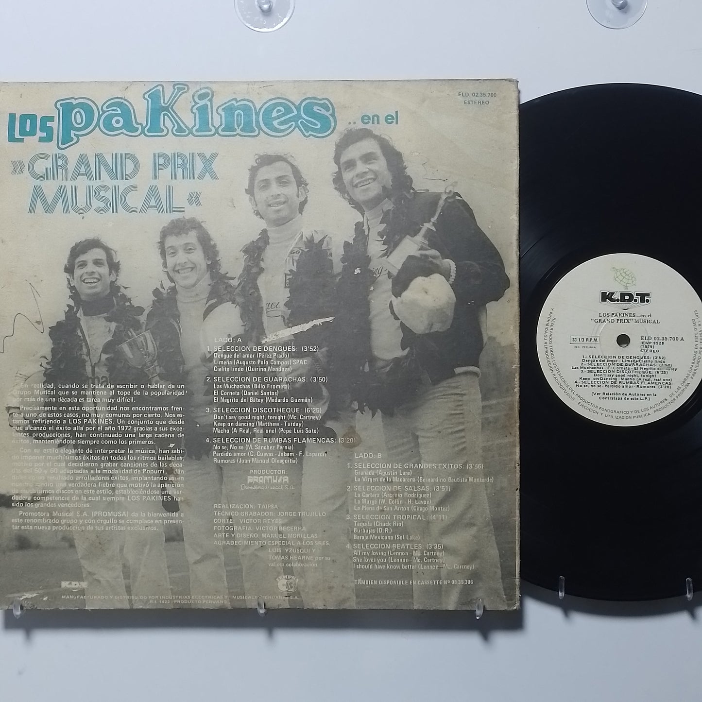 lp Los Pakines Grand Prix Musical made peru 1979 latin cumbia