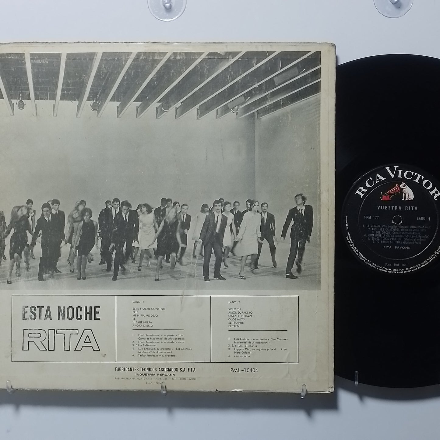 lp Rita Pavone Esta Noche Rita made peru 1965 pop rock