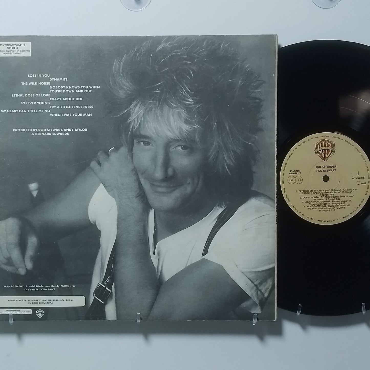 lp Rod Stewart Out Of Order made peru 1988 pop rock