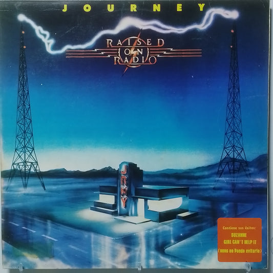 lp Journey Raised On Radio made peru 1986 rock