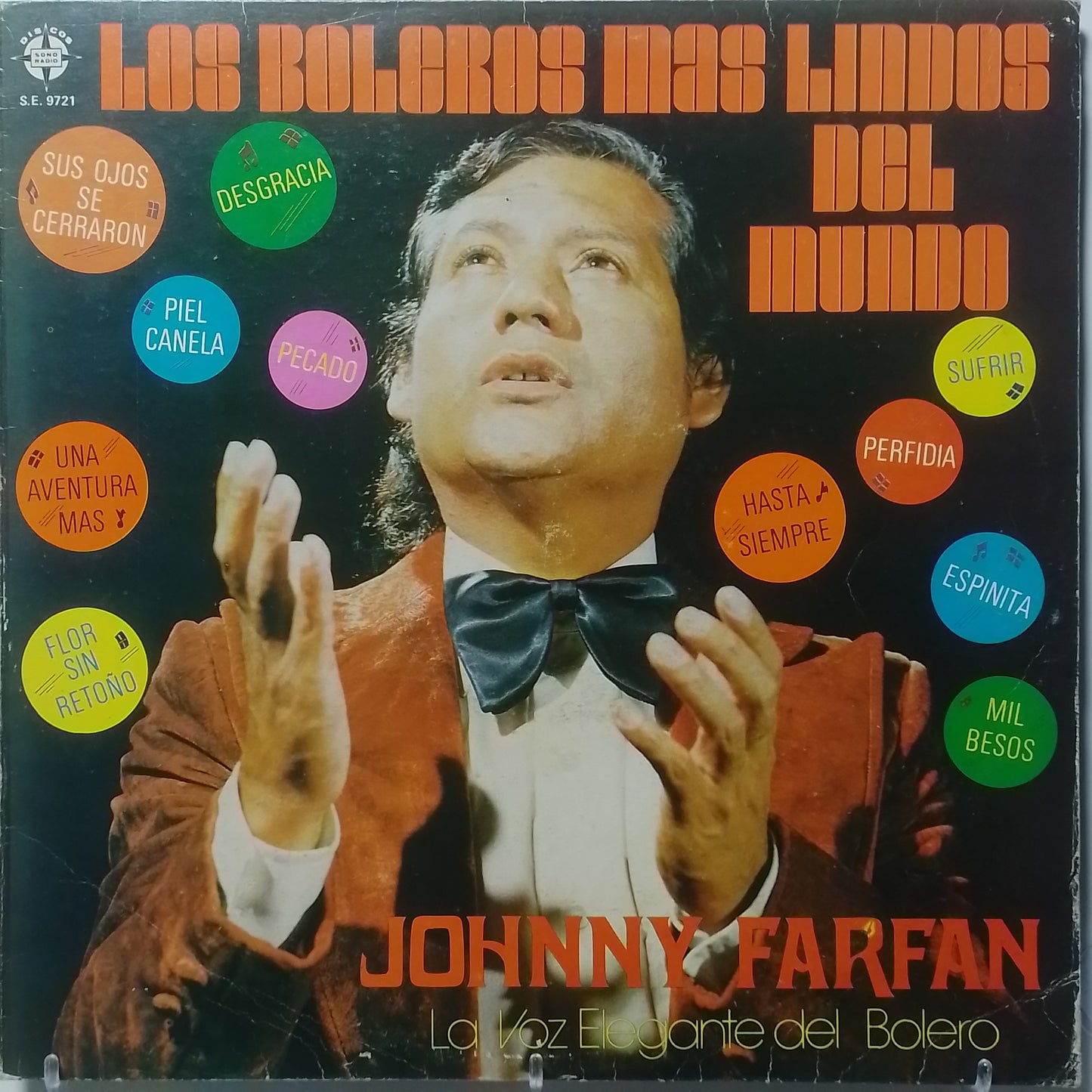 lp johnny farfan los boleros mas lindos del mundo made peru 1981 latin bolero