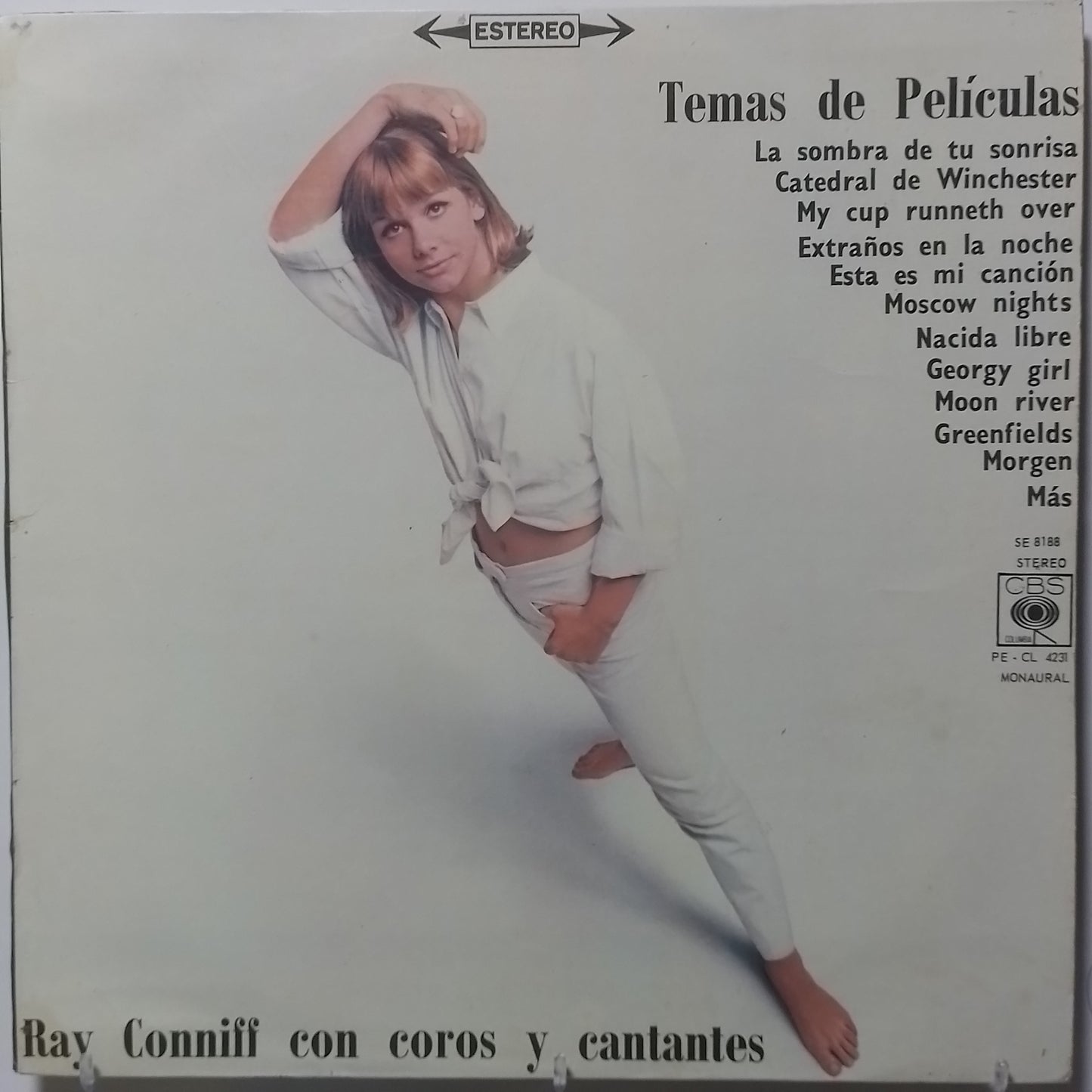 lp Ray Conniff Con Coros Y Cantantes Temas De Películas made peru 1980 instrumental