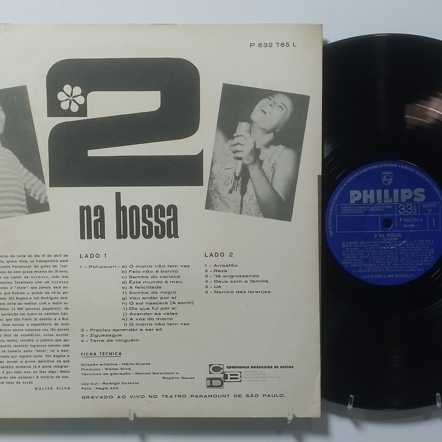 lp Elis Regina E Jair Rodrigues 2 Na Bossa made brasil 1965 Latin Bossa Nova