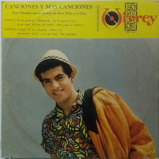 lp Pepe Miranda Canciones Y Mas Canciones made peru 1964 latin balada