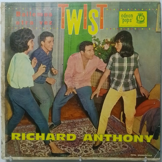 lp Richard Anthony bailemos otra vez twist made peru 1961 rock