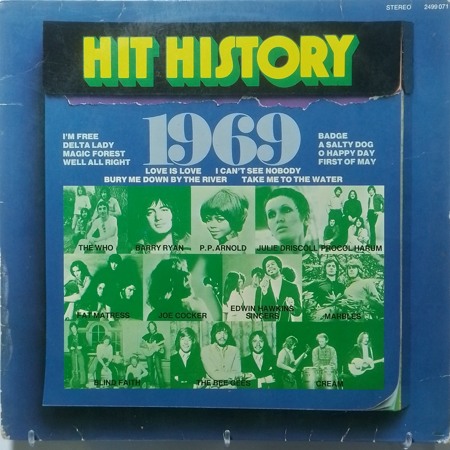 lp Hit History 1969 The Who Joe Cocker Cream varios made alemania 1975 rock