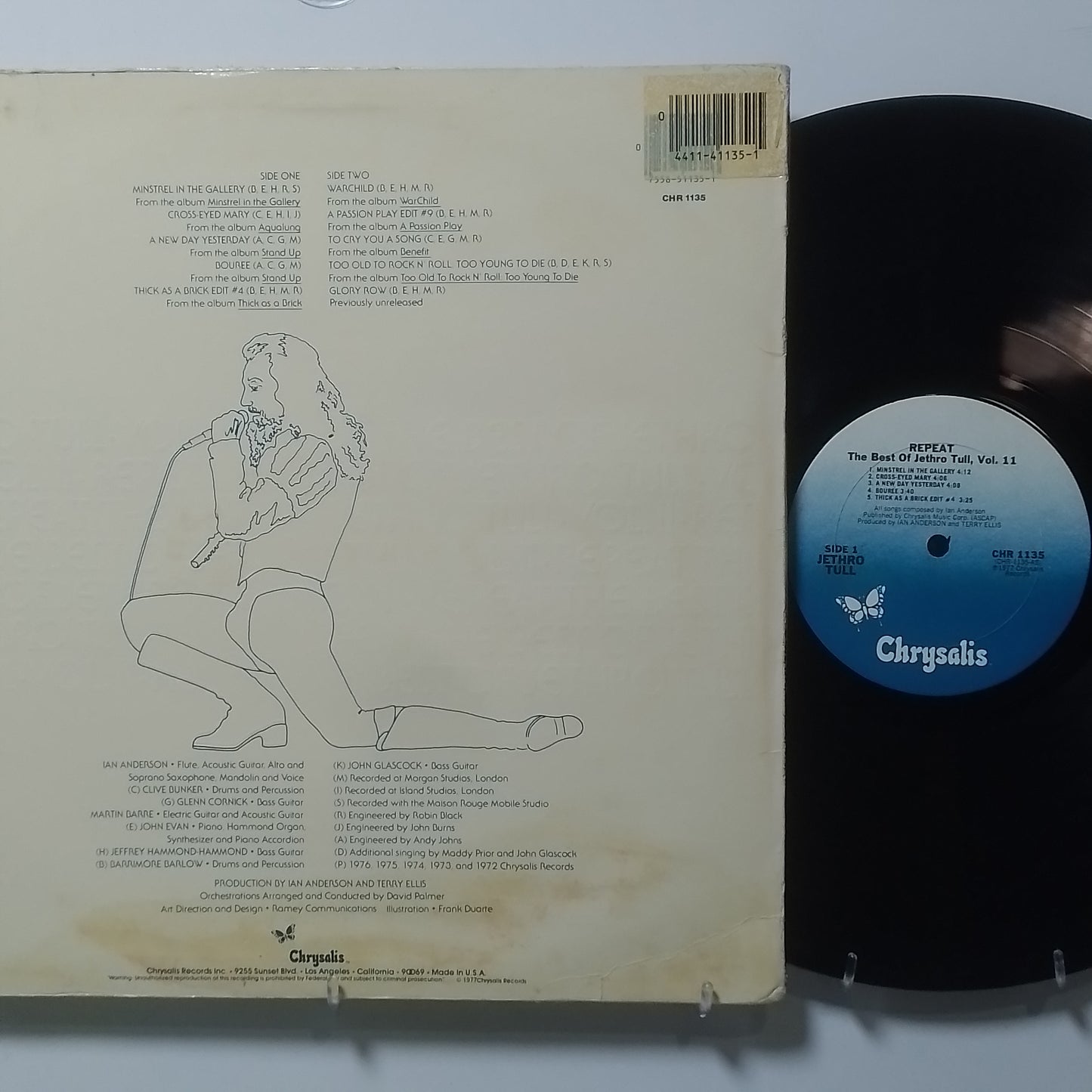 lp Jethro Tull Repeat The Best Of Jethro Tull Vol II made usa 1977 rock