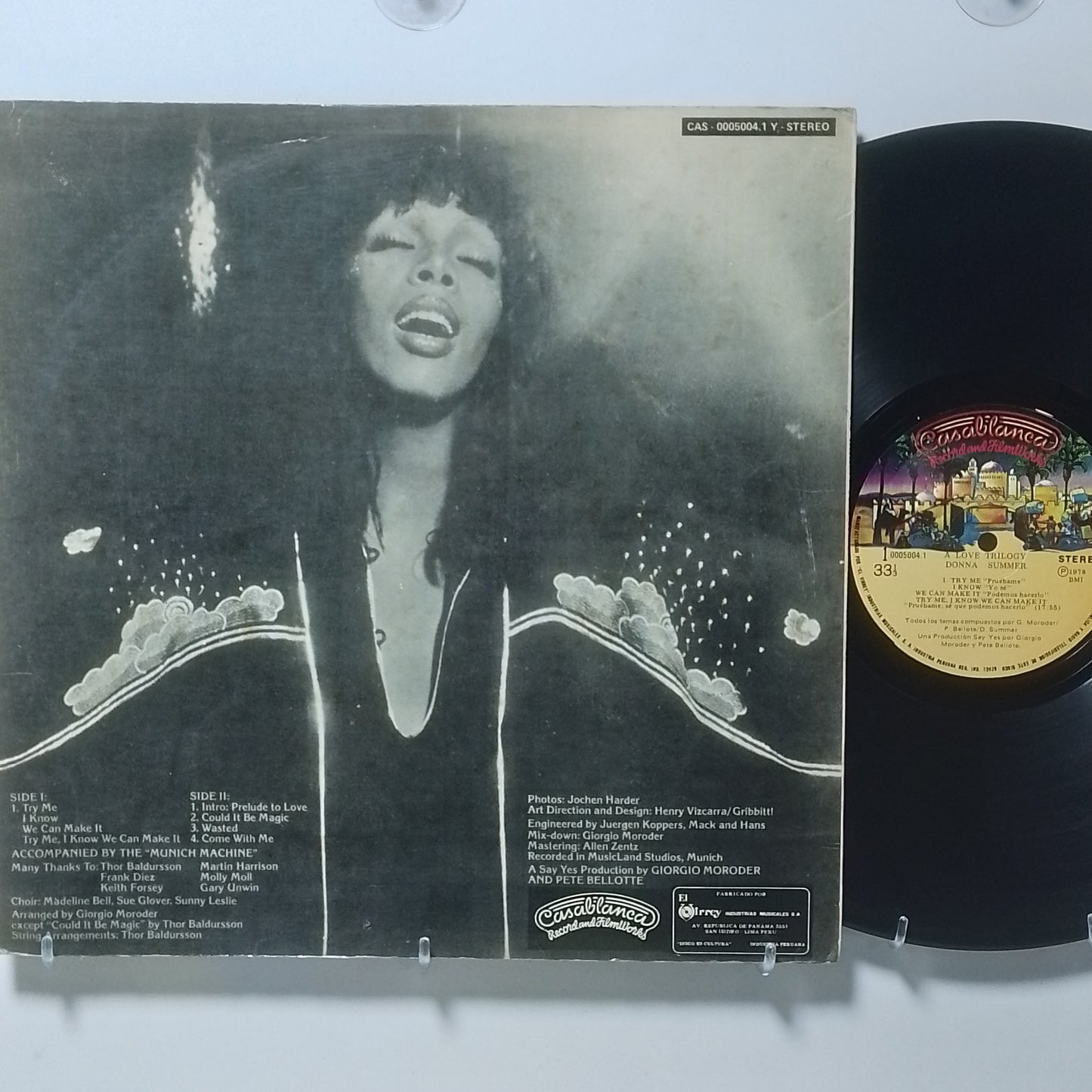 lp Donna Summer A Love Trilogy made peru 1978 pop disco