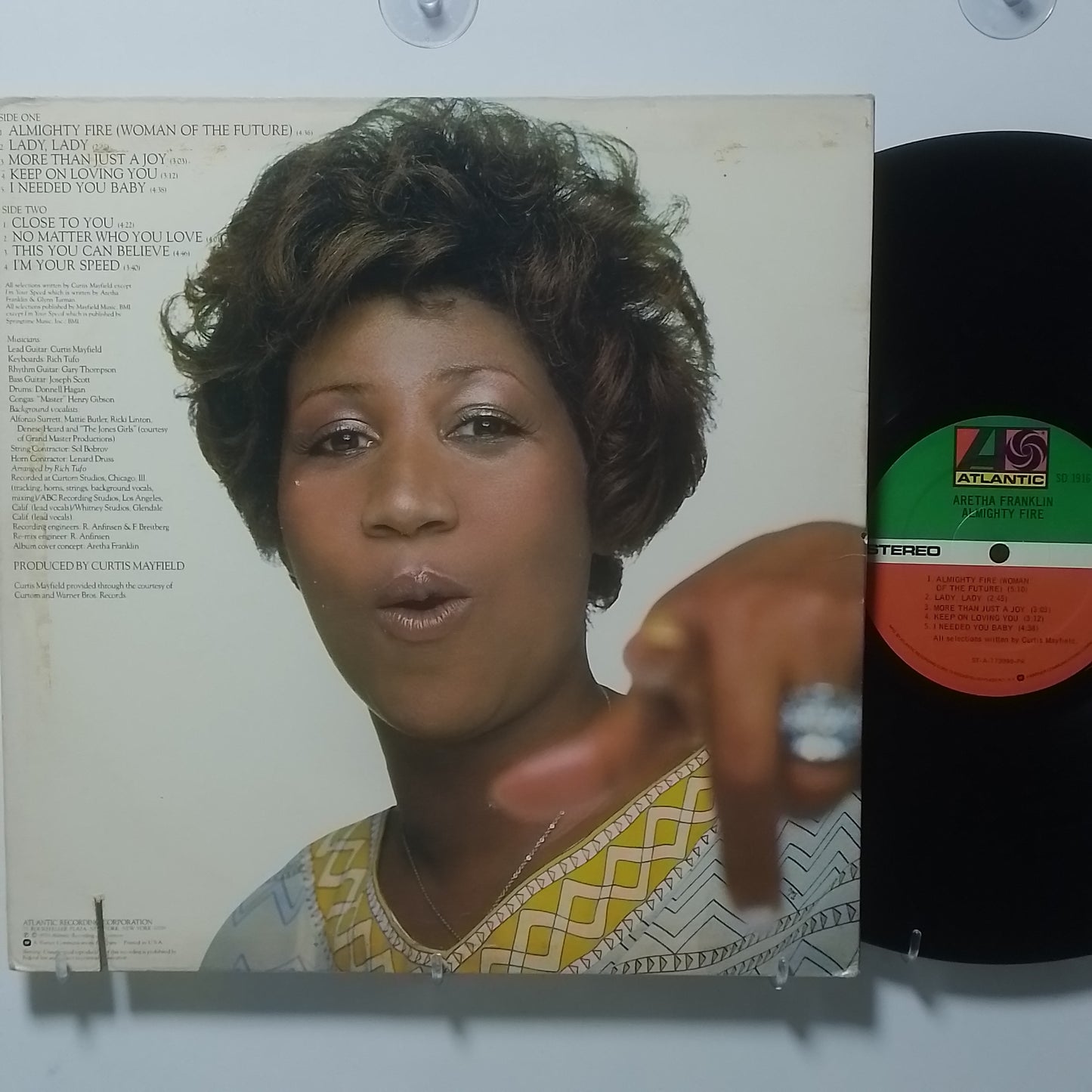 lp Aretha Almighty Fire made usa 1978 funk soul