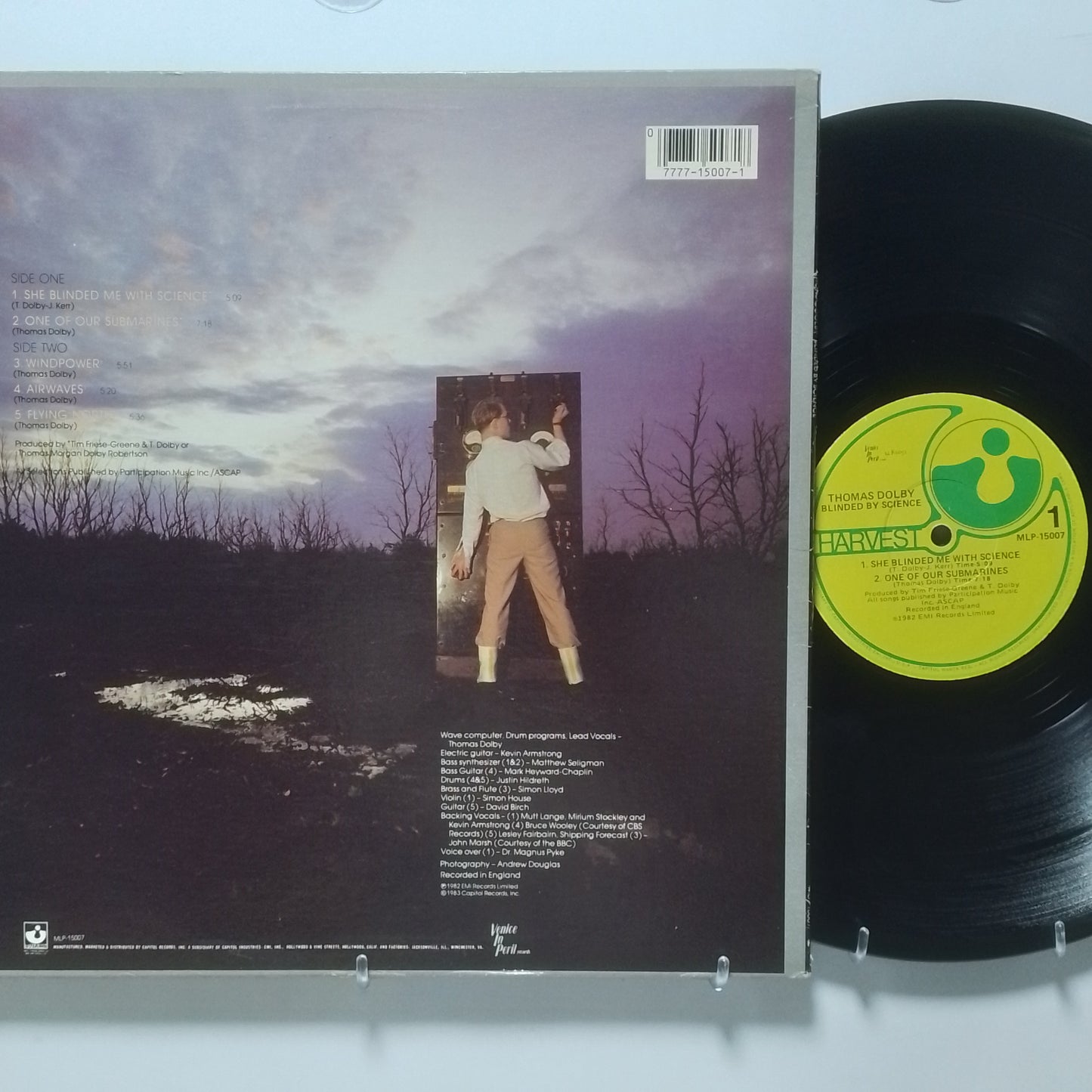 lp Thomas Dolby Blinded By Science made inglaterra 1983 Electronic Rock