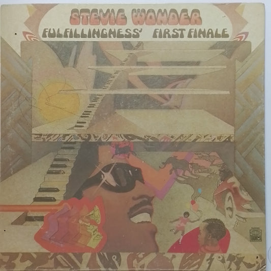 lp Stevie Wonder Fulfillingness First Finale made usa 1974 gatefold soul