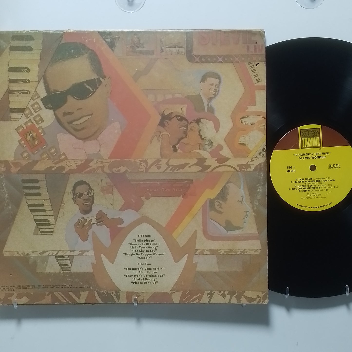 lp Stevie Wonder Fulfillingness First Finale made usa 1974 gatefold soul