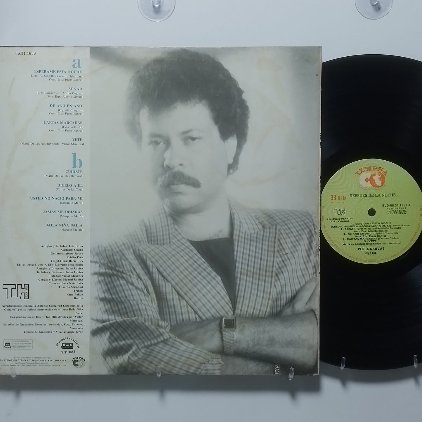 lp Pecos Kanvas Despues De La Noche made peru 1987 latin pop