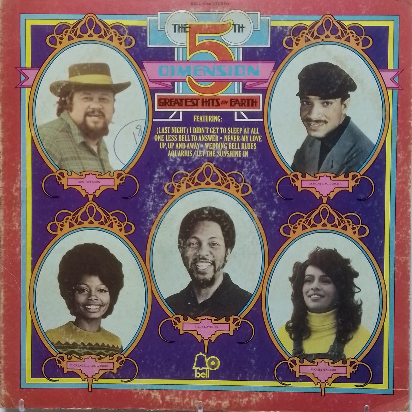 lp The 5th Dimension The Greatest Hits On Earth made usa 1972 rock