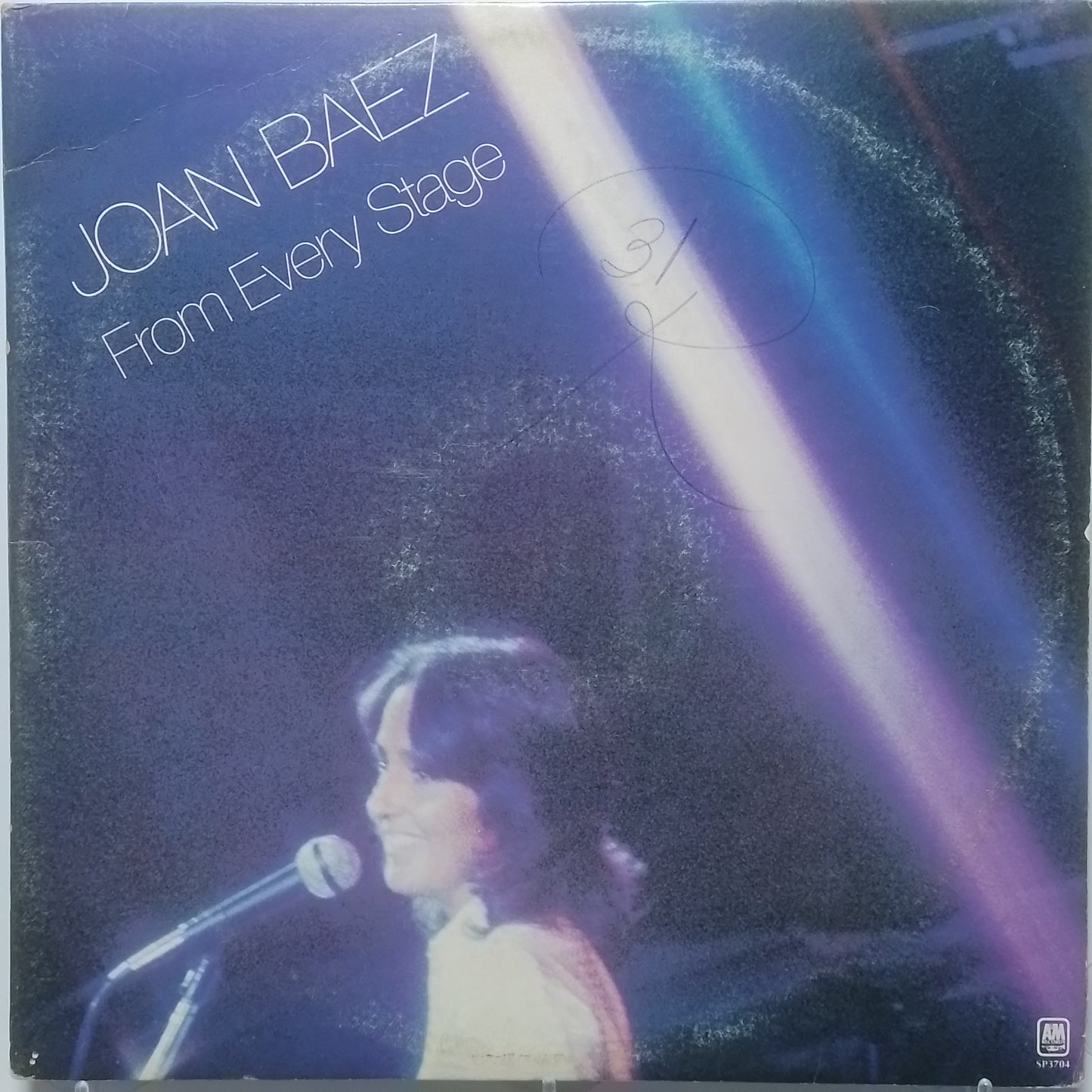 x2 lp Joan Baez From Every Stage made usa 1976 rock