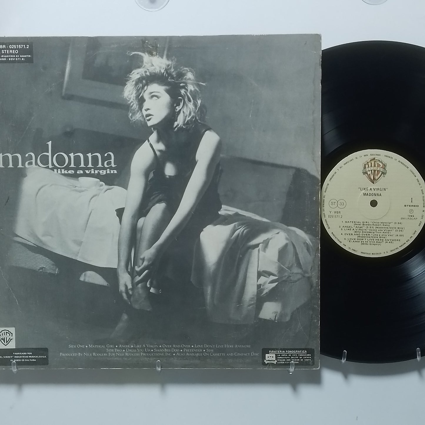 lp Madonna Like A Virgin made peru 1984 pop