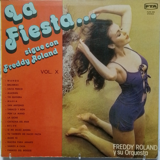 lp Freddy Roland Y Su Orquesta La Fiesta Vol X made peru 1980 latin