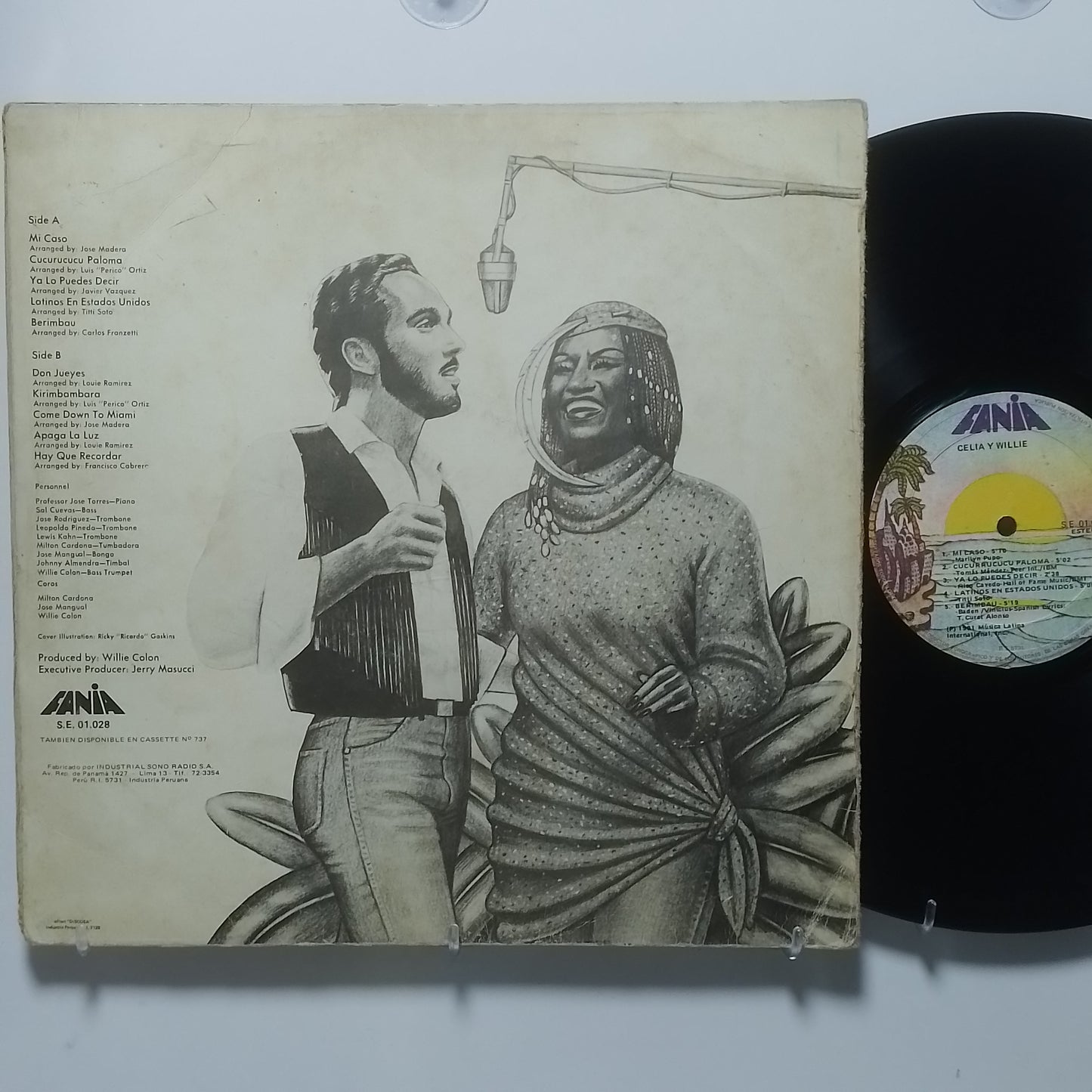 lp Celia cruz Willie colon Celia Y Willie made peru 1981 salsa