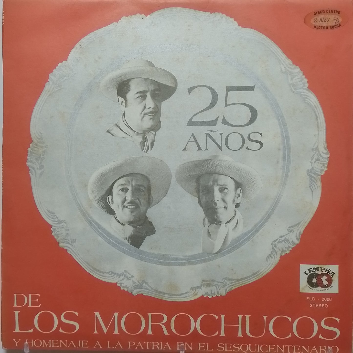 x2 lp Los Morochucos 25 Años made peru 1971 criollo folk