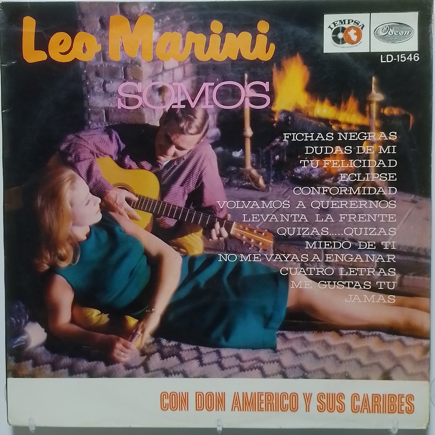 lp Leo Marini Con Don Americo Y Sus Caribes Somos made peru 1965 latin bolero