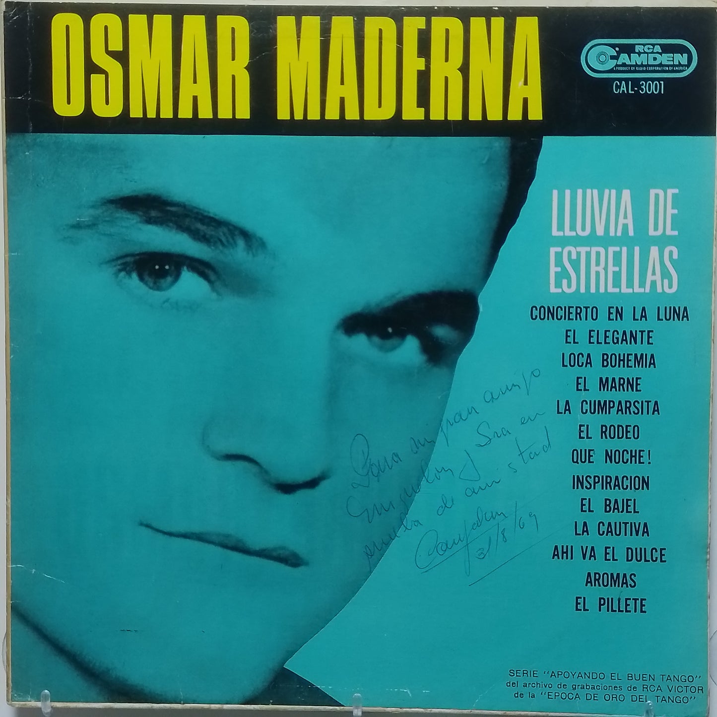 lp Osmar Maderna Y Su Orquesta Tipica Lluvia De Estrellas made peru 1980 tango folk