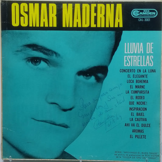 lp Osmar Maderna Y Su Orquesta Tipica Lluvia De Estrellas made peru 1980 tango folk